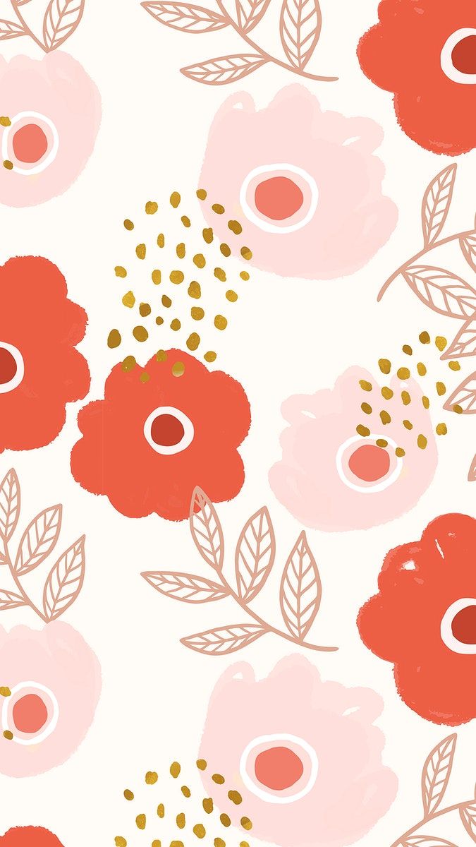 Floral pattern background vector