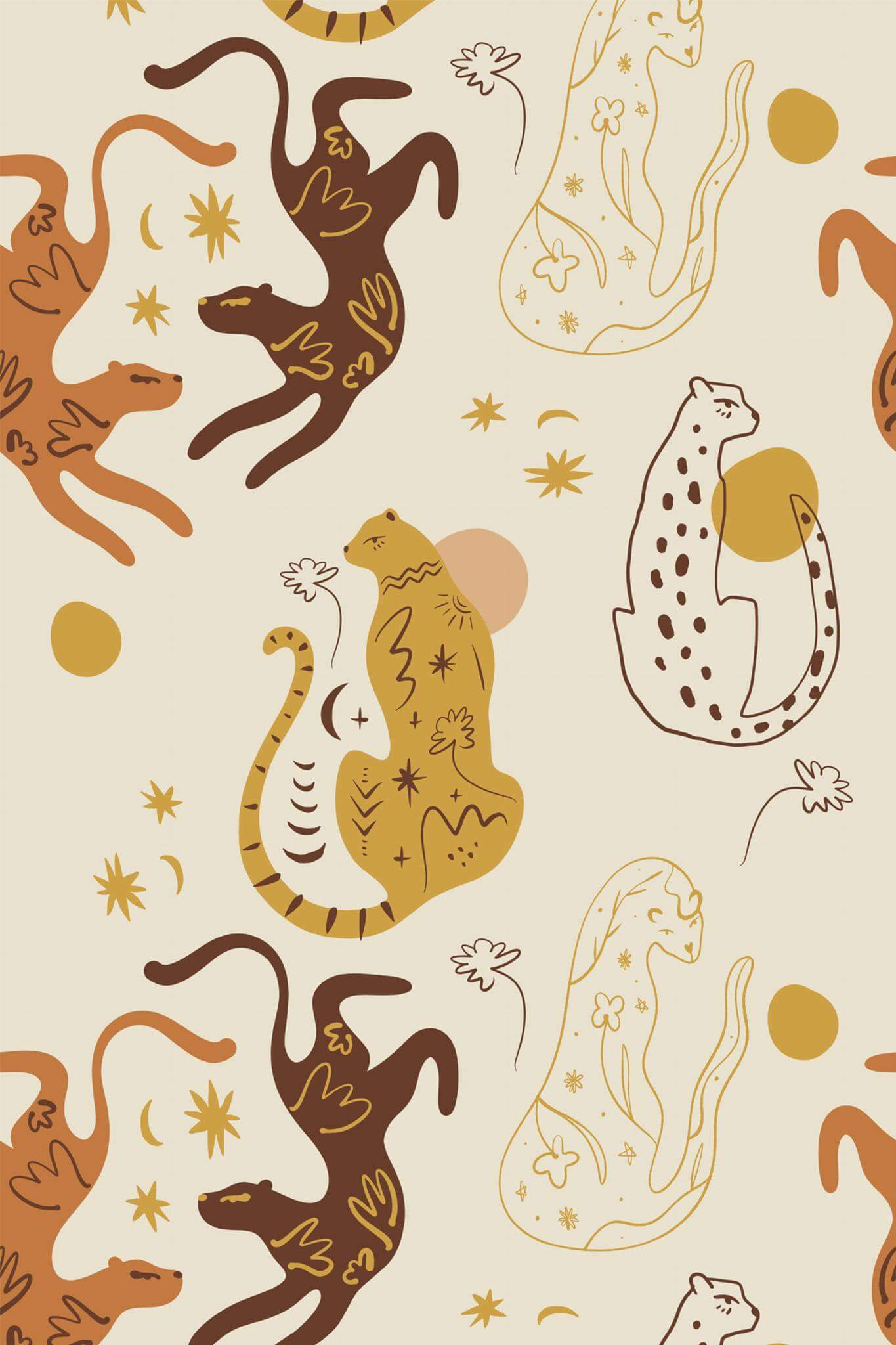 Aesthetic leopard pattern Peel