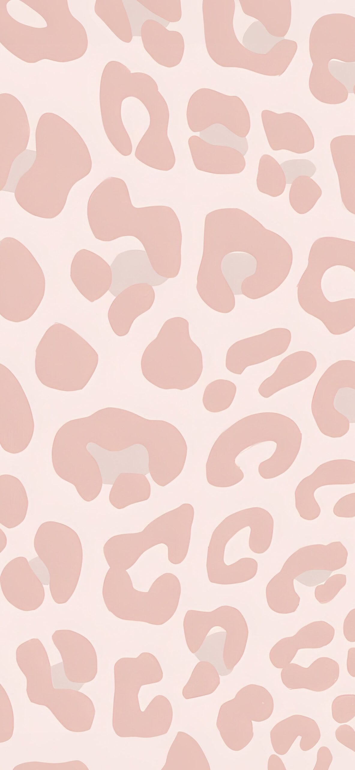 Pink Preppy Leopard Print Wallpaper