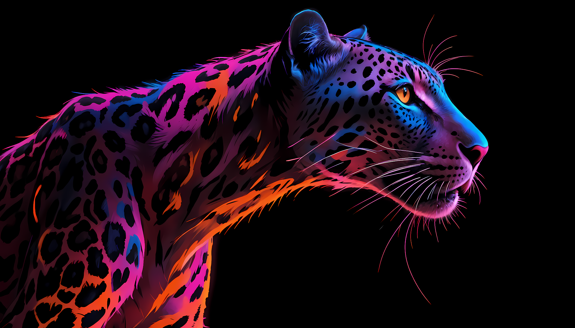 AESTHETIC LEOPARD ILLUSTRATION