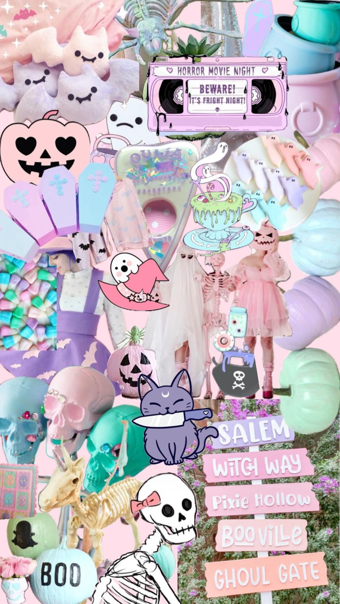 Pastel Halloween wallpaper I made