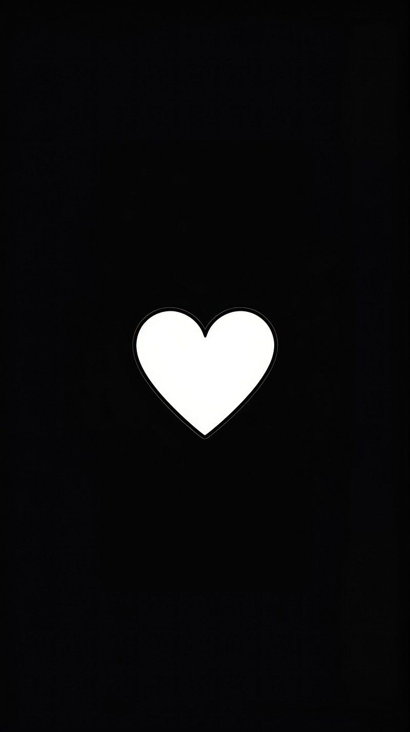 Black Heart Image. Free Photo, PNG