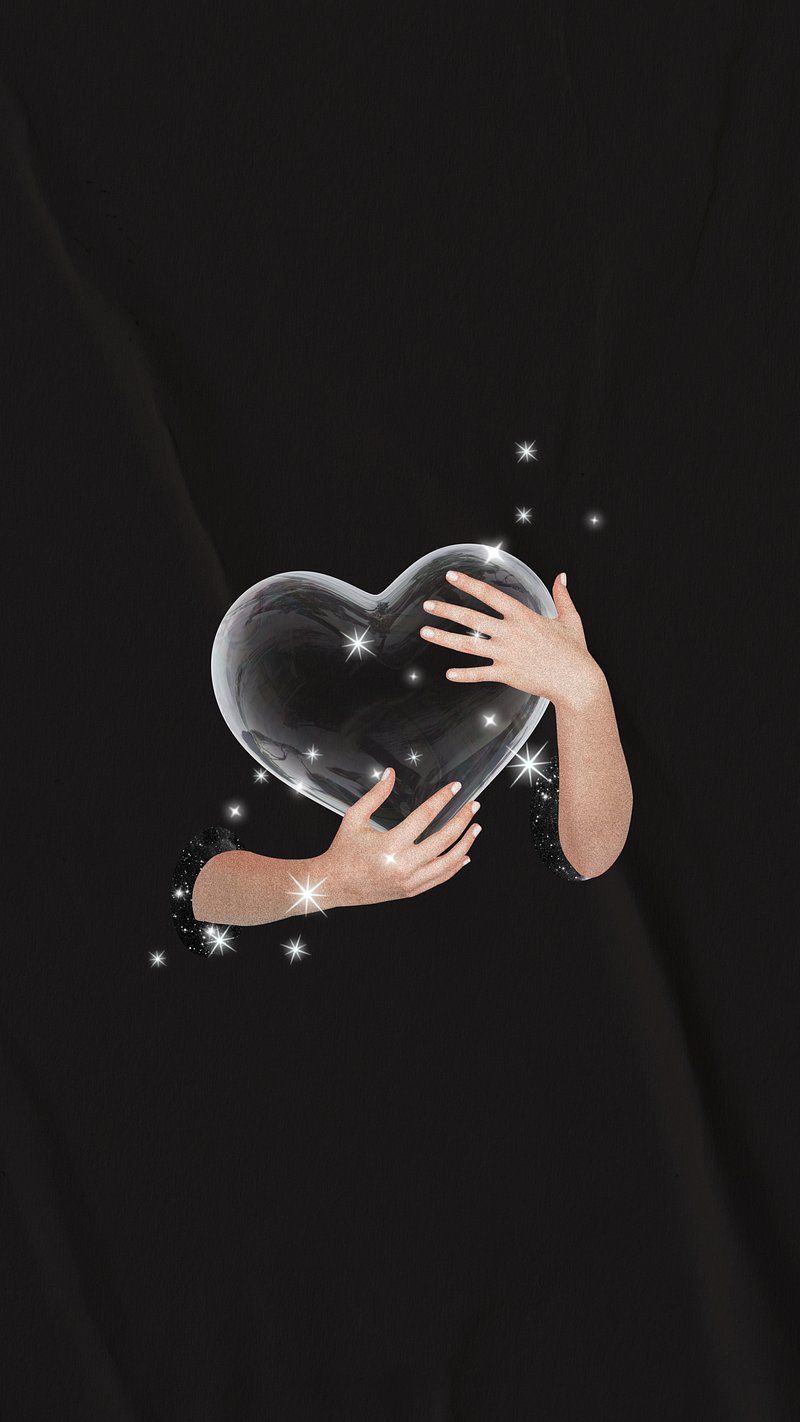 Black Heart Image. Free Photo, PNG