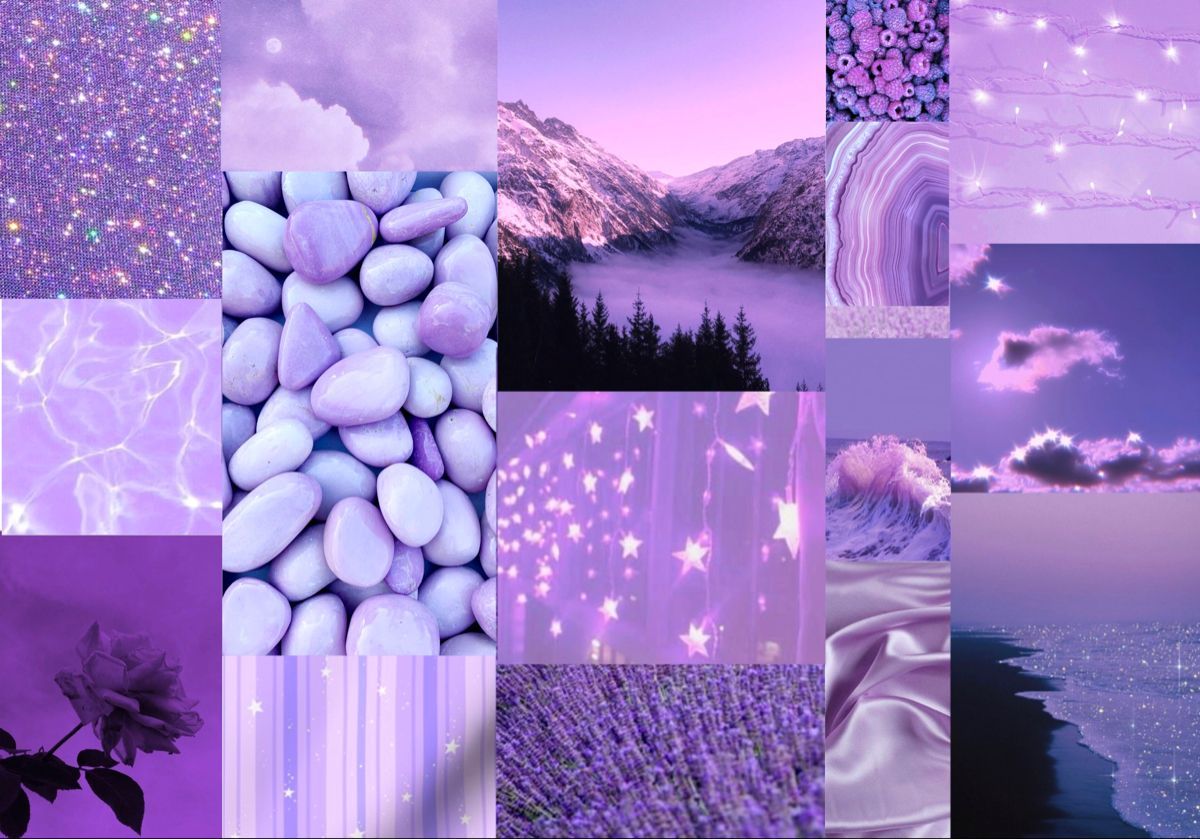 Lavender Aesthetic MacBook Wallpaper