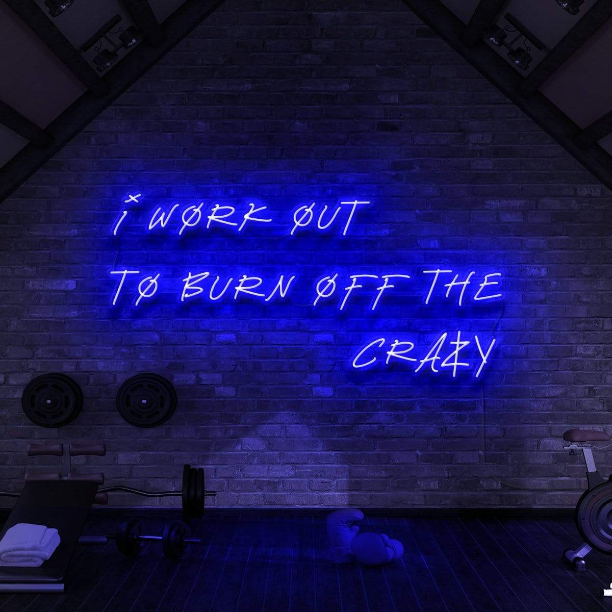 I Work Out to Burn Off The Crazy LED Neon