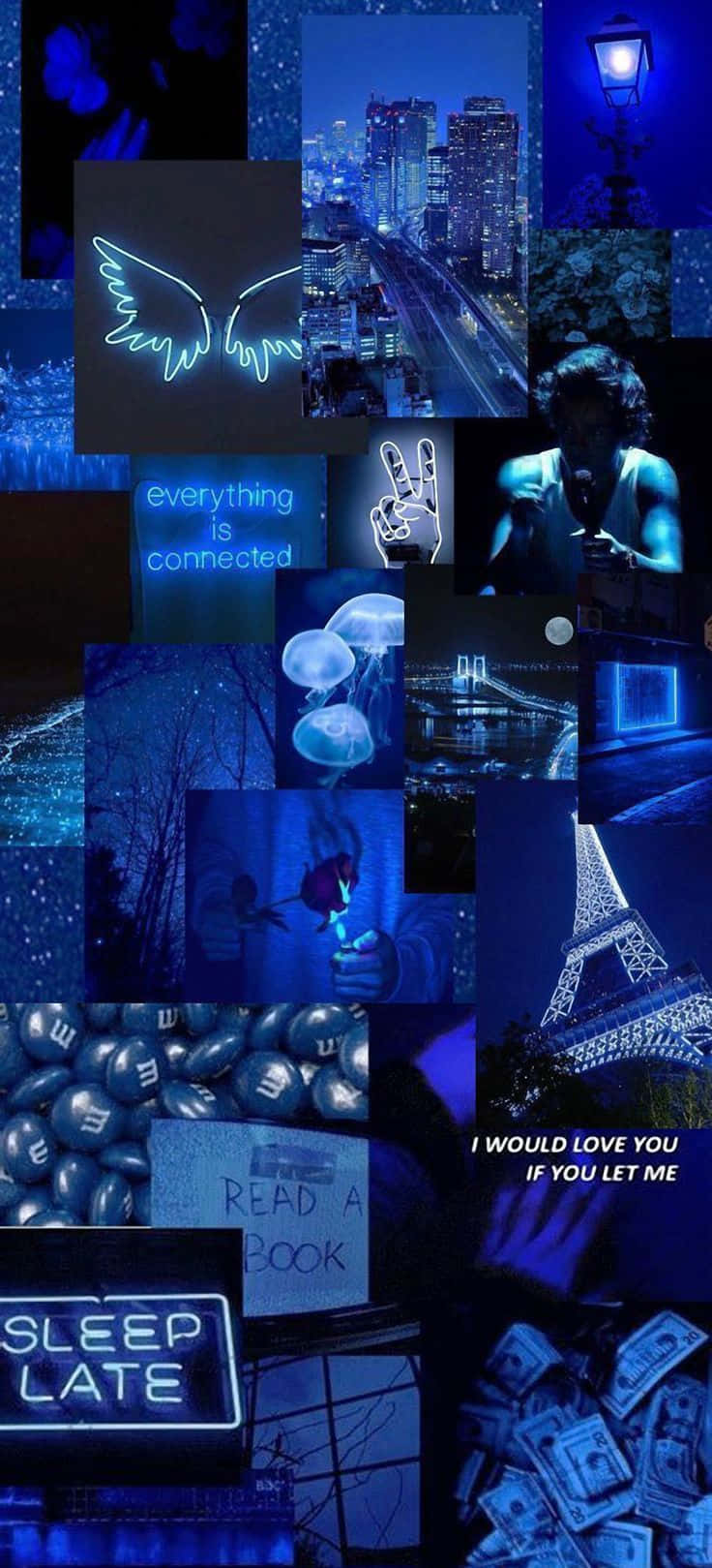 Download free Blue Neon Aesthetic