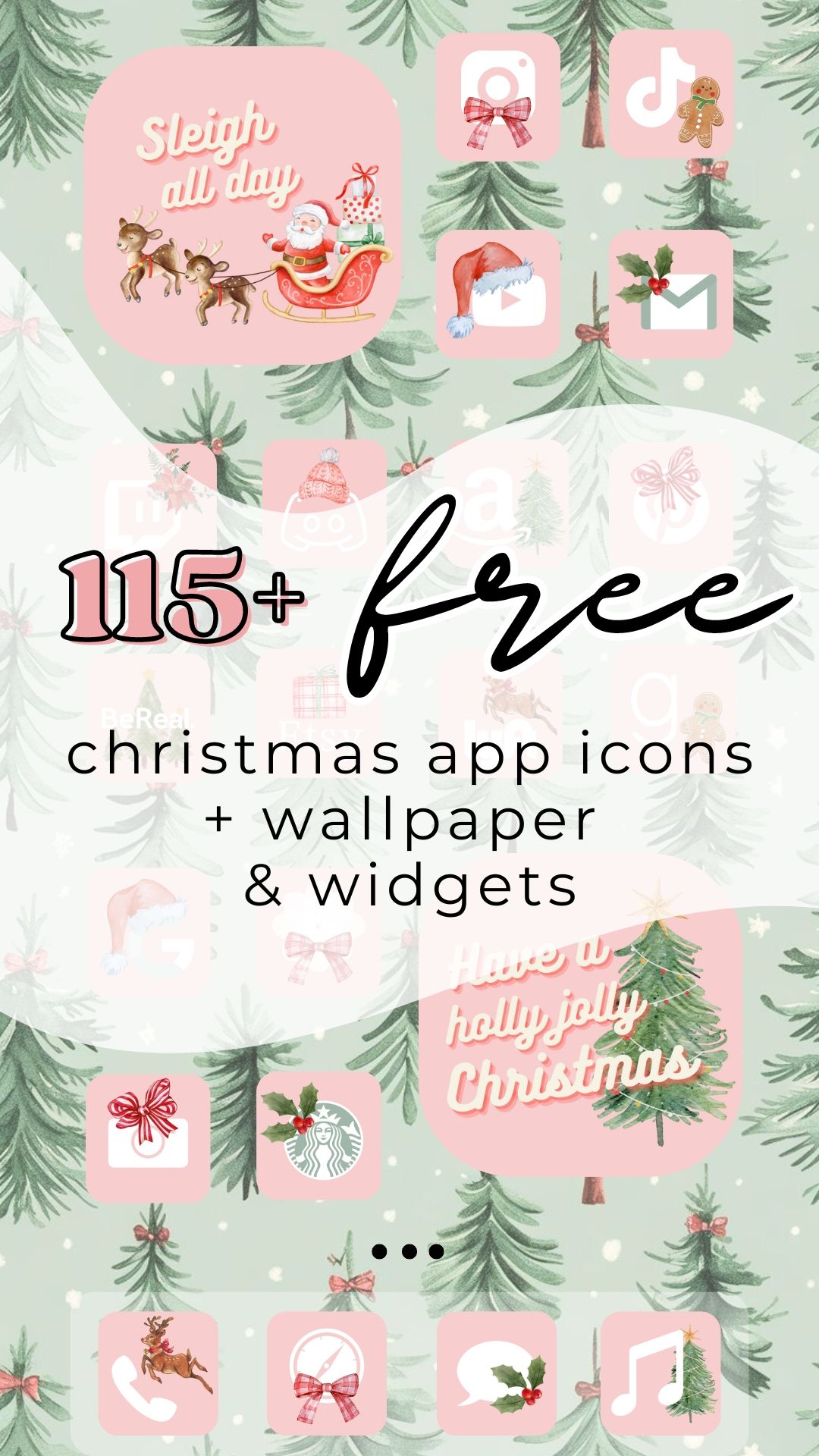 Free Christmas App Icon for your phone