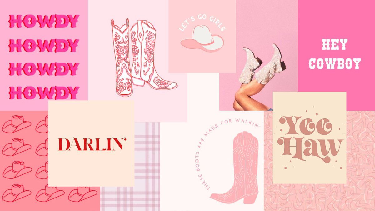 Preppy Cowgirl Wallpaper