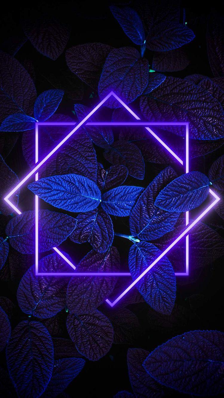 Neon theme wallpaper for iPhone 11