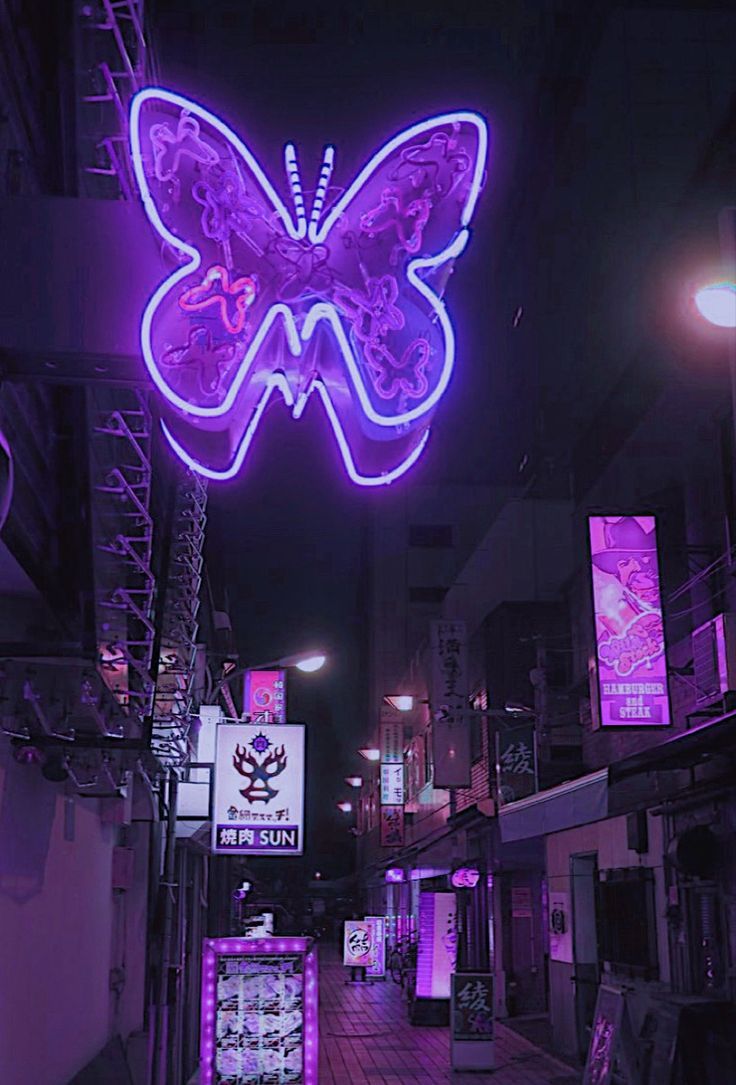 neon purple aesthetic