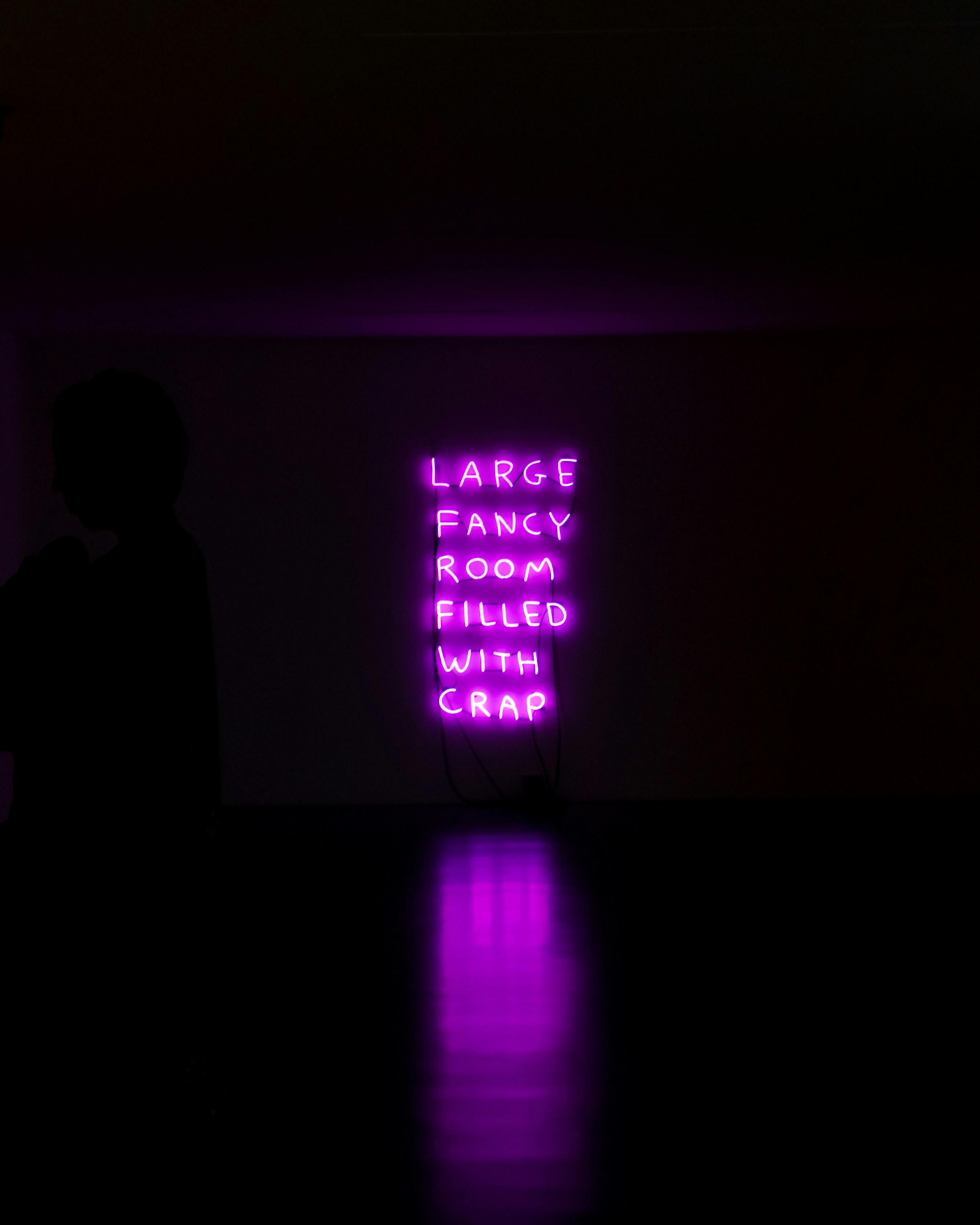 Purple Neon Sign · Free