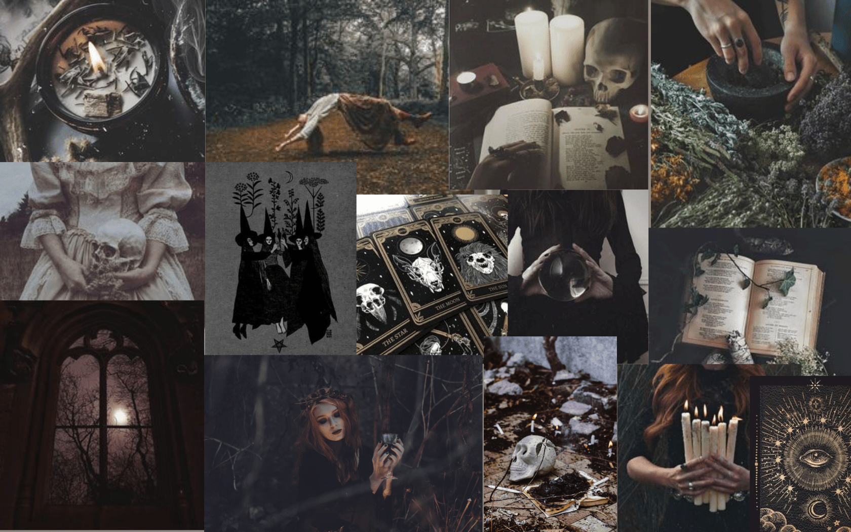 Witch Aesthetic Wallpaper for MacBooks