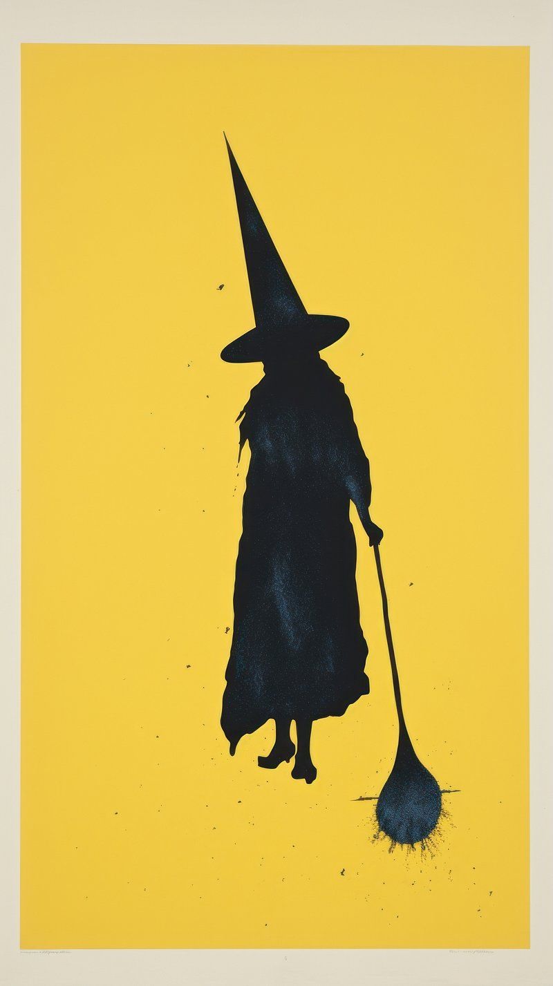 Witch Broom Halloween Image. Free