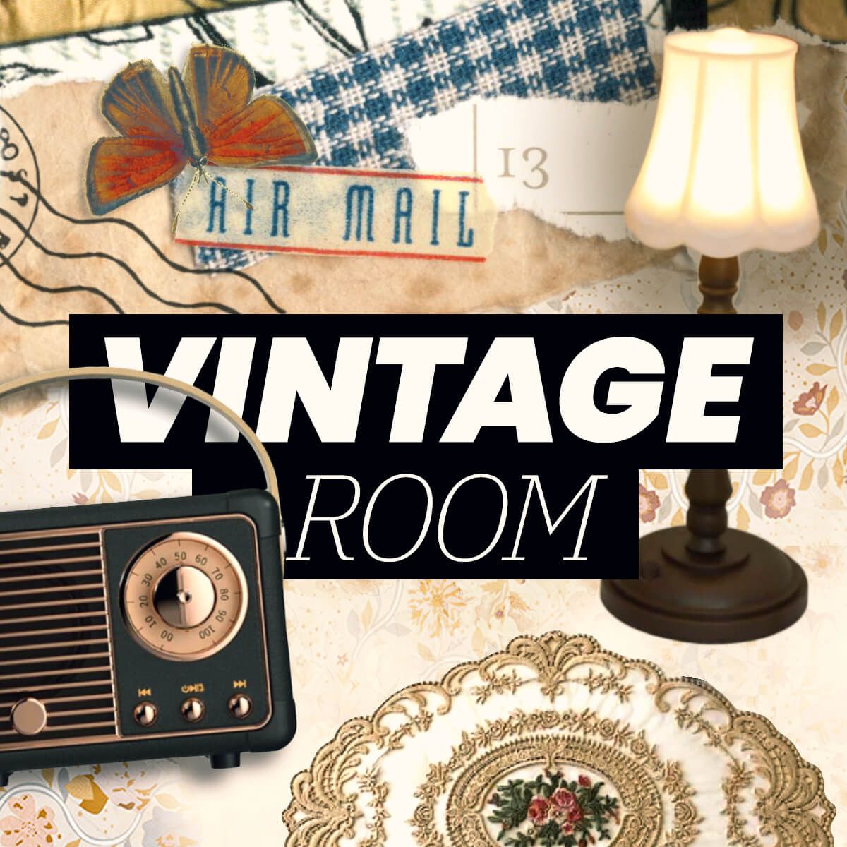 VINTAGE AESTHETIC Decor. Vintage Room