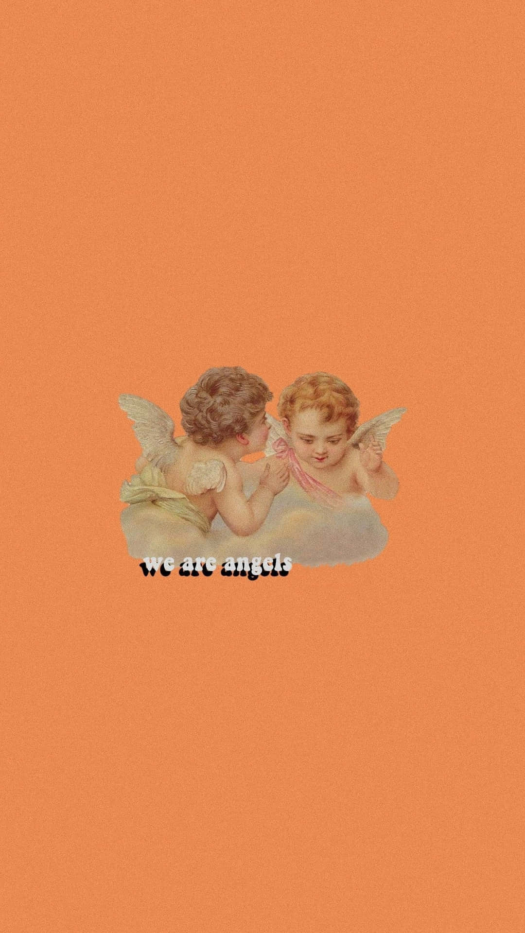 Download Aesthetic Angel Orange