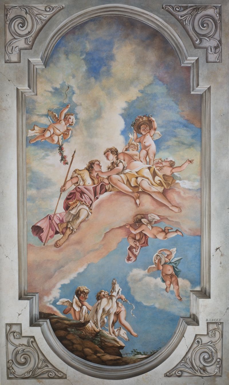 Renaissance Venus And Adonis Mural