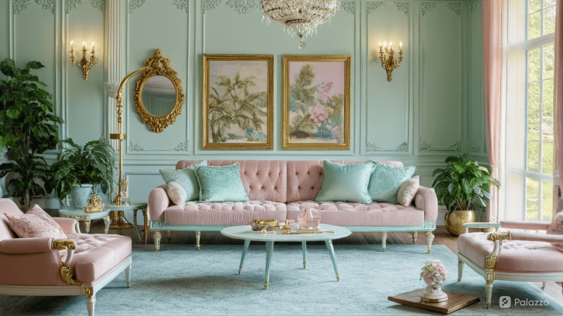 Regency Chic: 6 Virtual Background