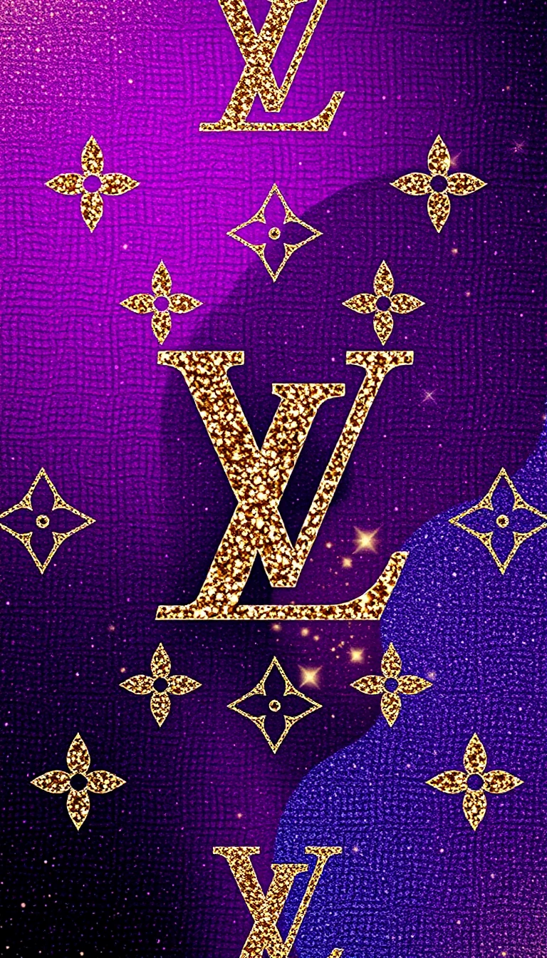 Louis Vuitton Glitter Wallpaper