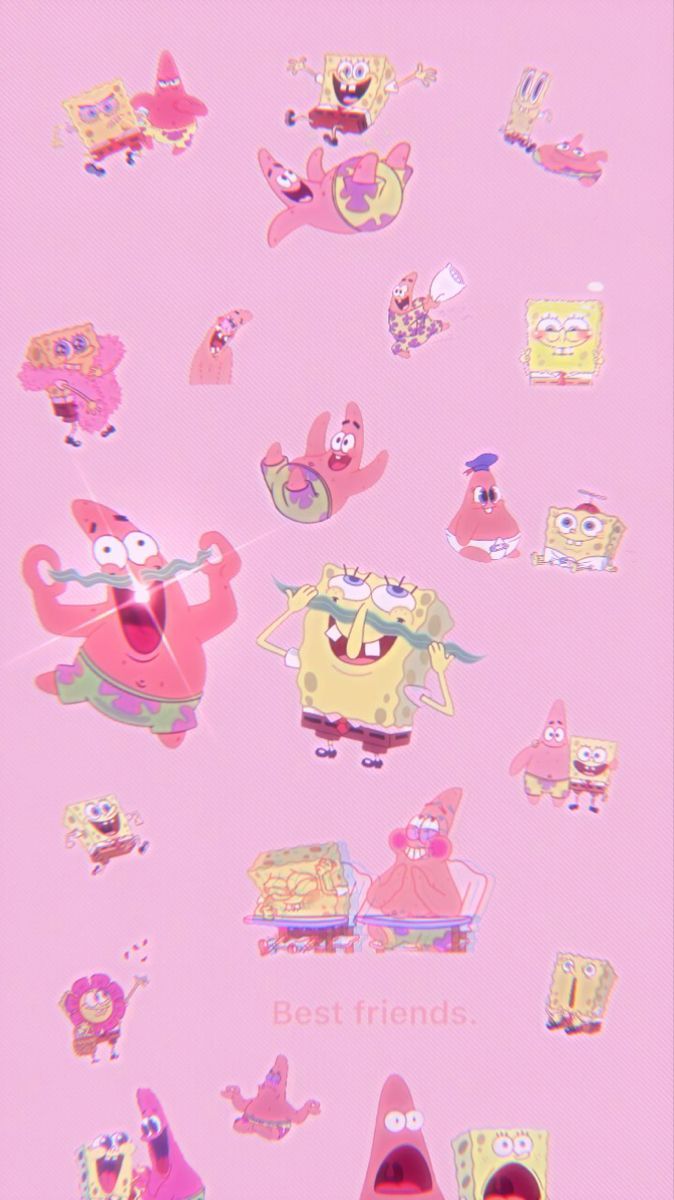 Spongebob and Patrick aesthetic wallpaper