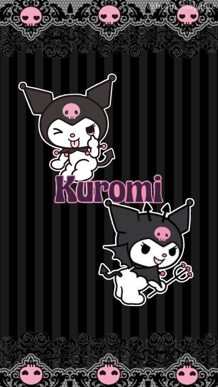 Cute Gothic Kuromi Wallpaper