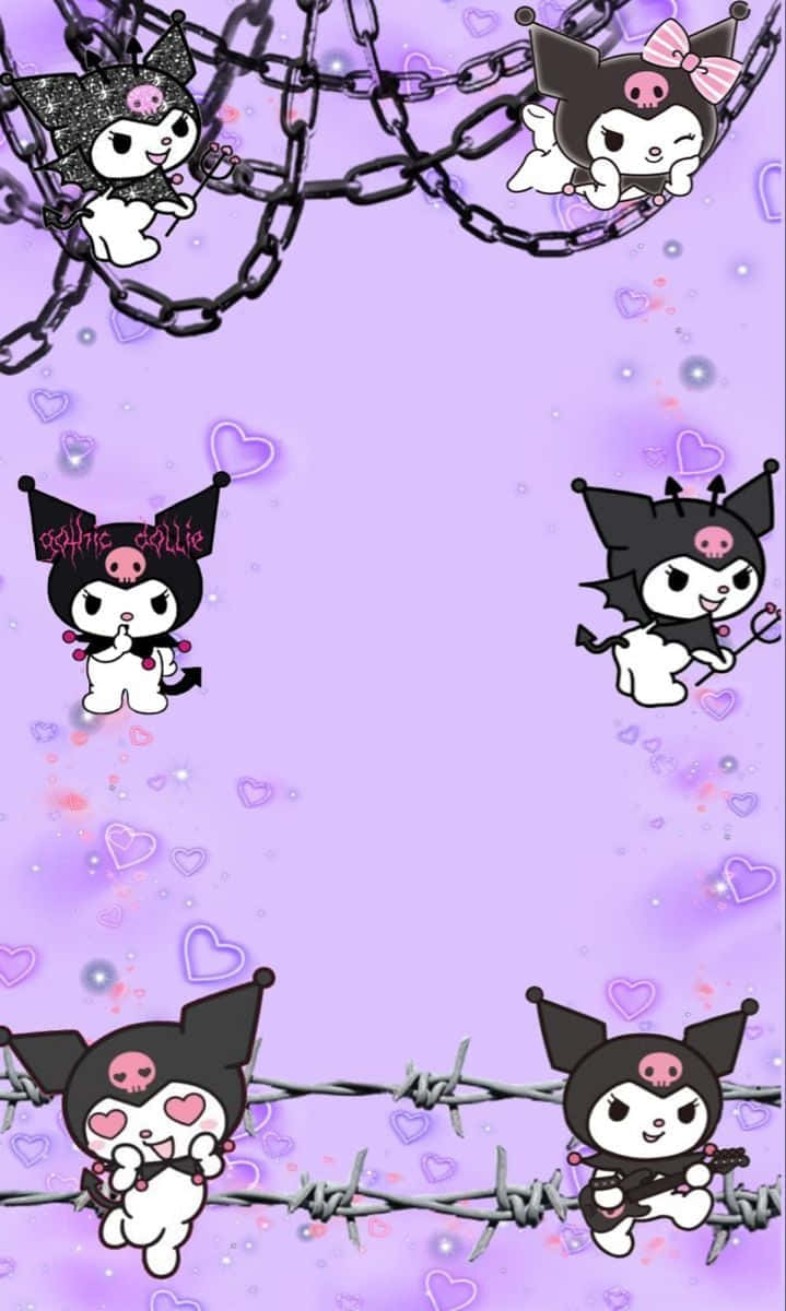 Download Kuromi iPhone Purple Aesthetic