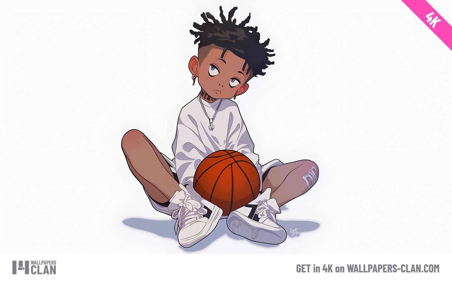 NBA YoungBoy Chibi Basketball Desktop