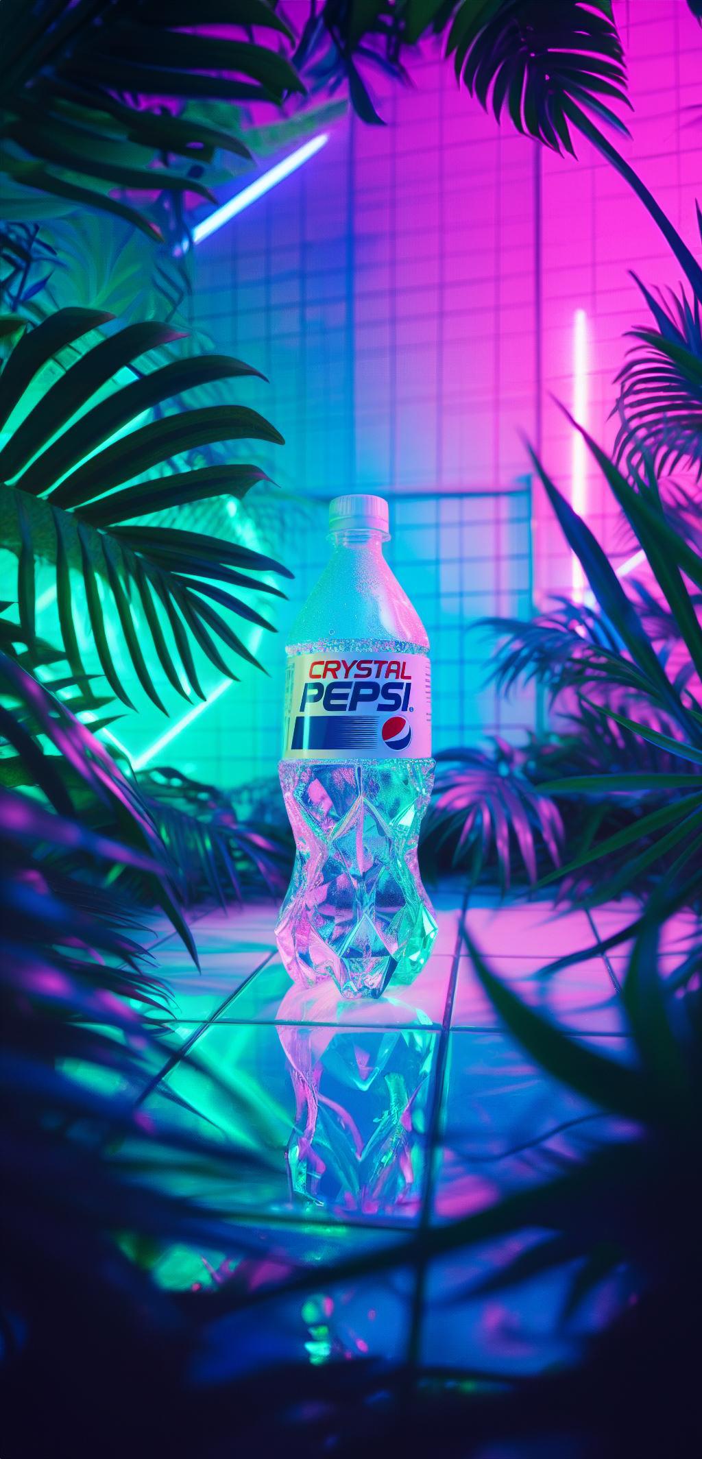 Crystal pepsi art