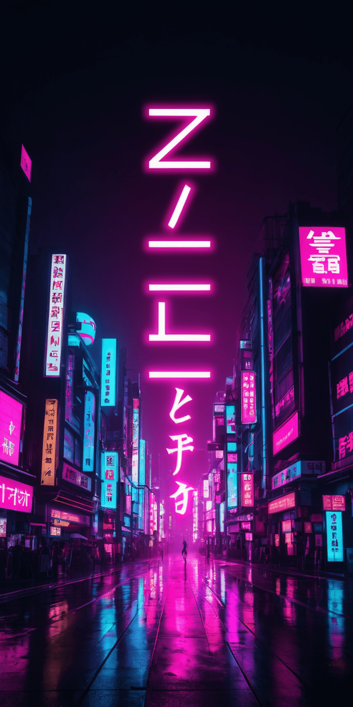 Cyberpunk Vaporwave Tokyo Phone