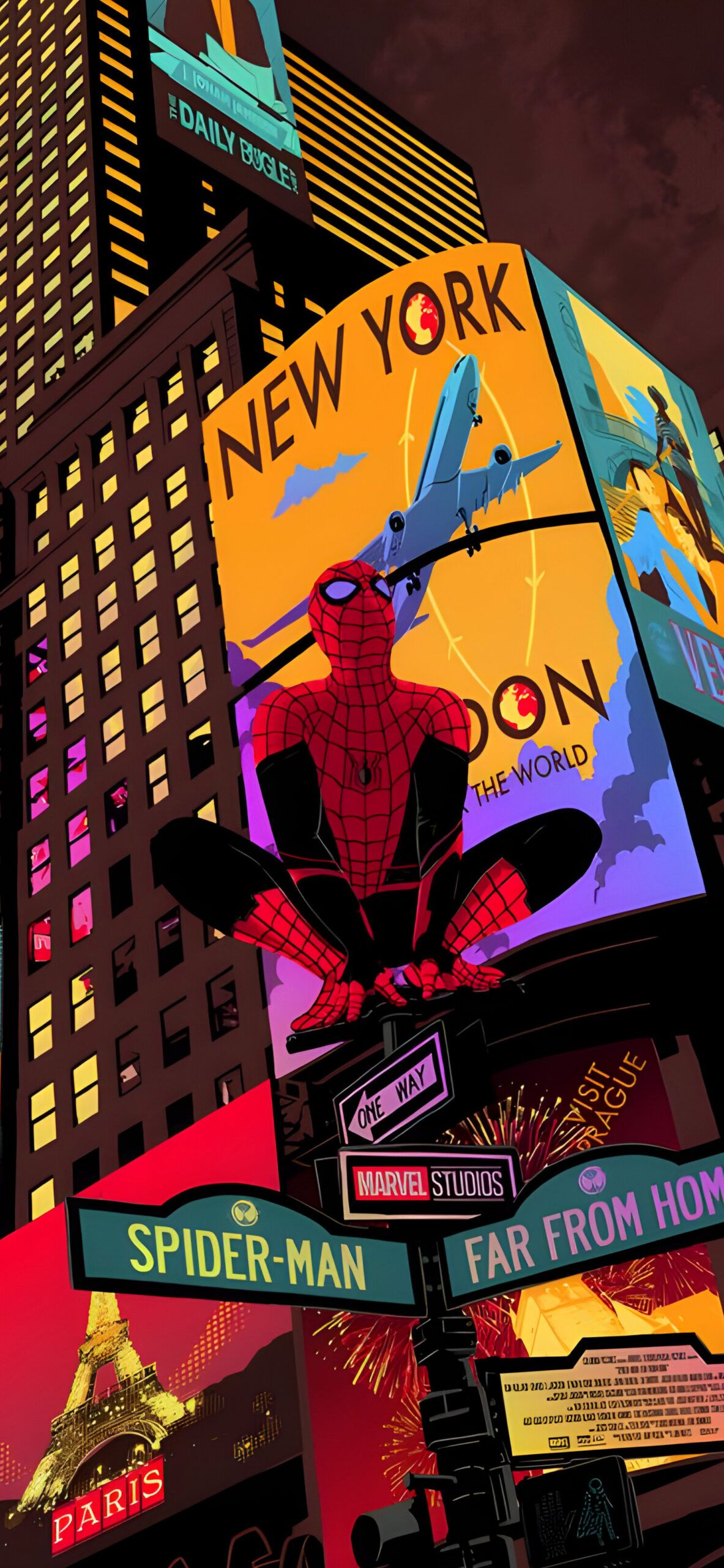 Spider Man New York City Wallpaper