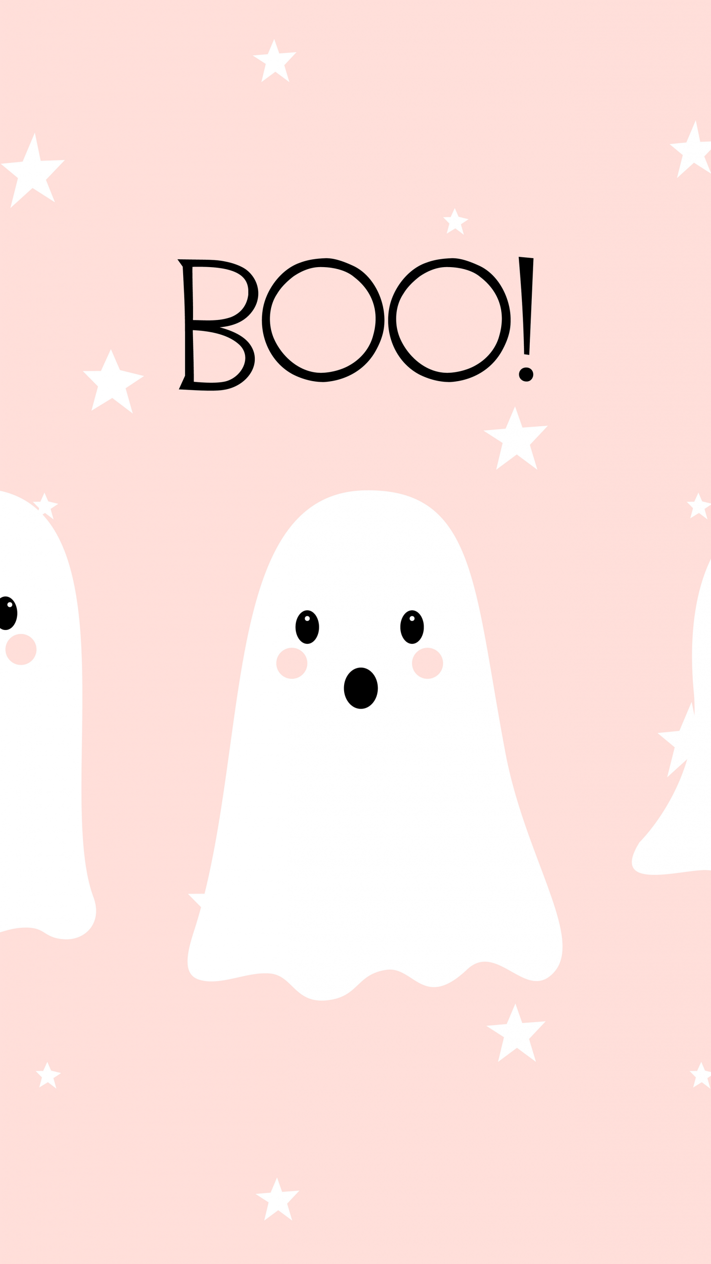 Cute Halloween Wallpaper 4K, Kawaii