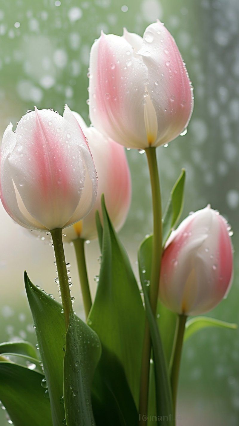 Wallpaper Aesthetic Tulips Image