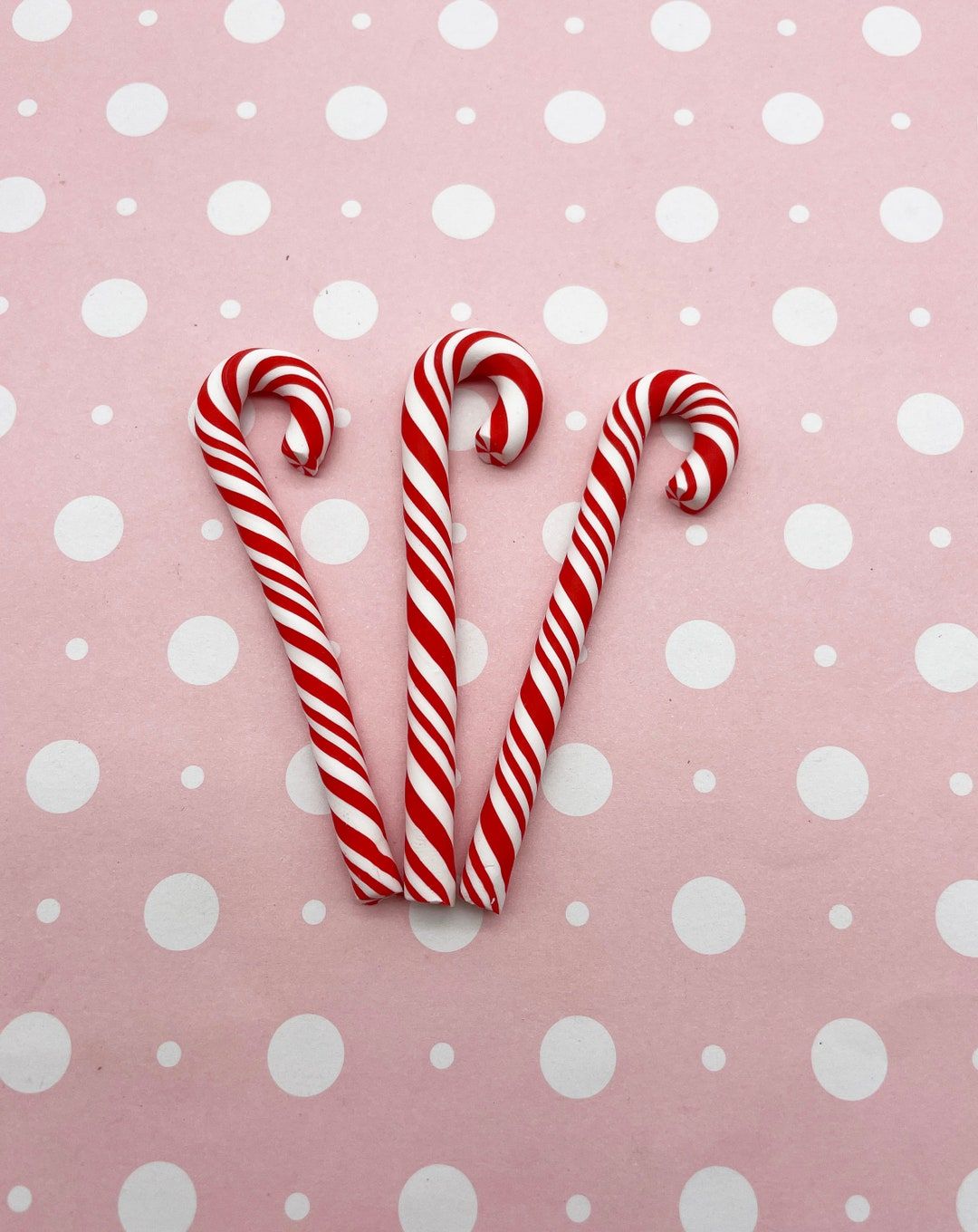 Polymer Clay Christmas Candy Canes