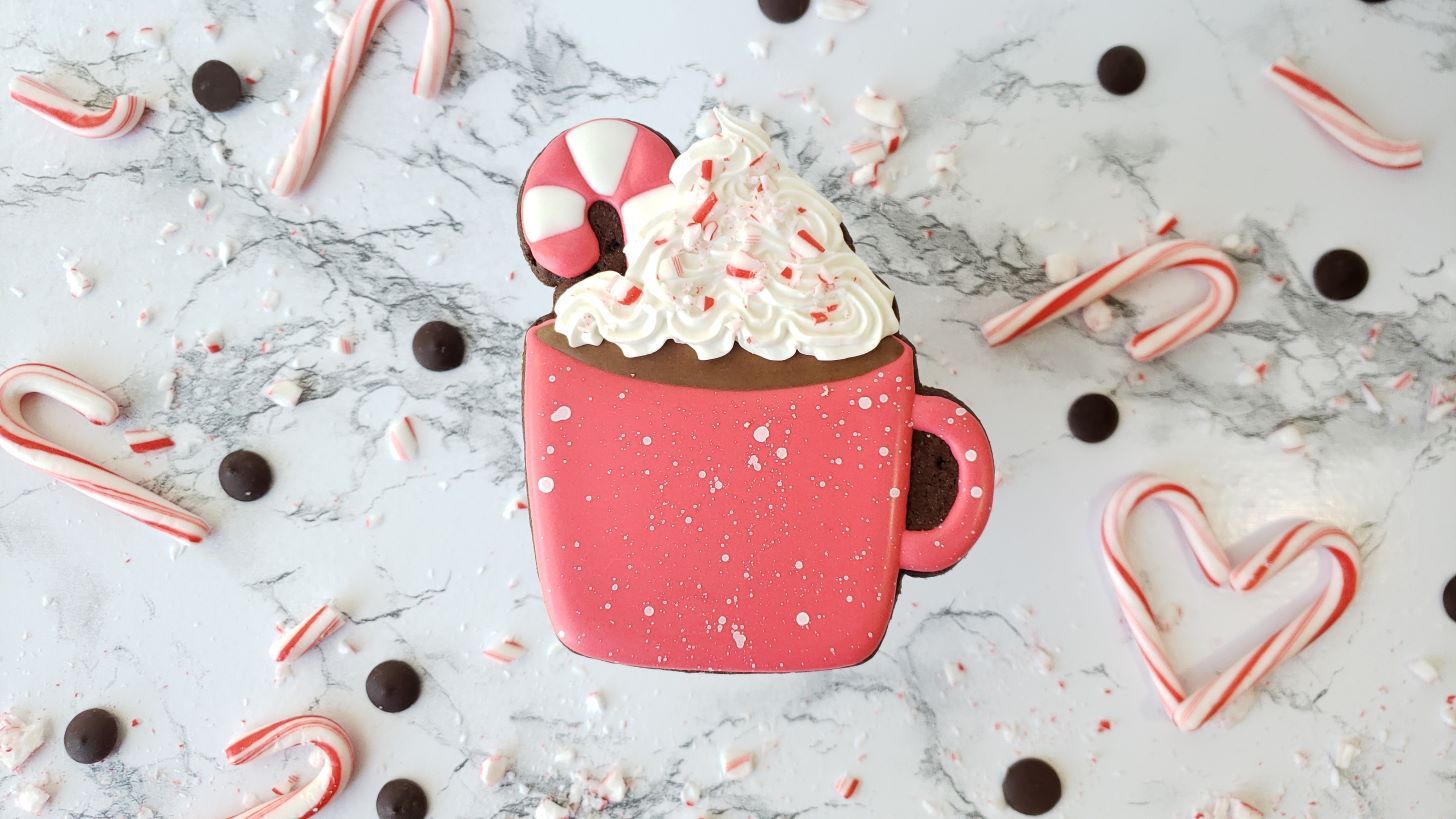 Chocolate Candy Cane Shortbread Sugar