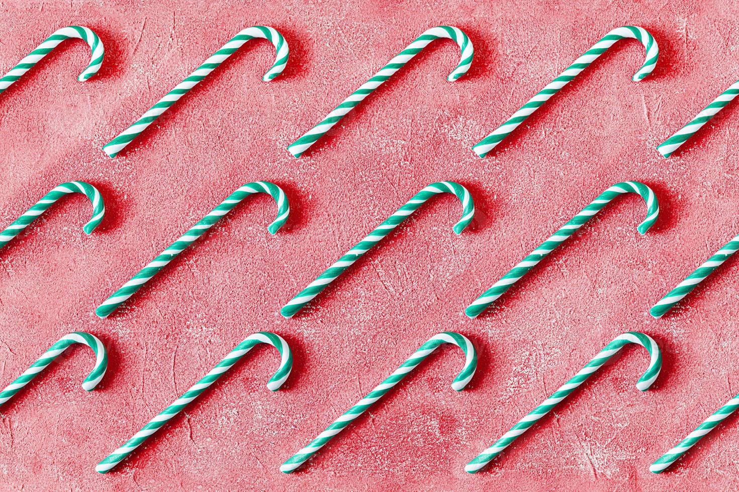 Christmas striped candy cane isolated