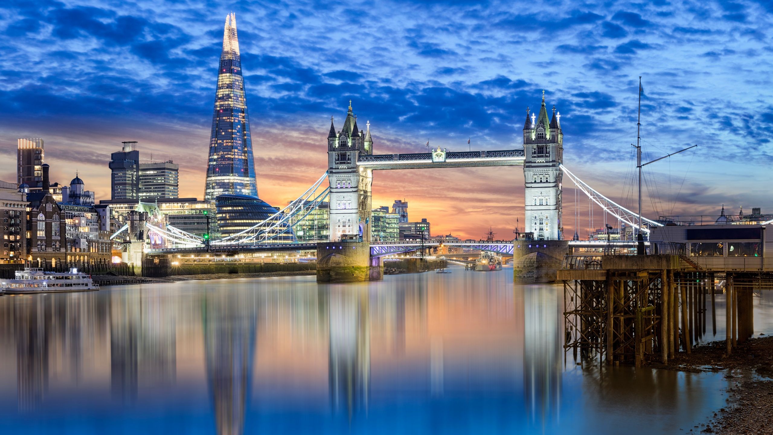 London Wallpaper 4K, Tower Bridge, Bridge