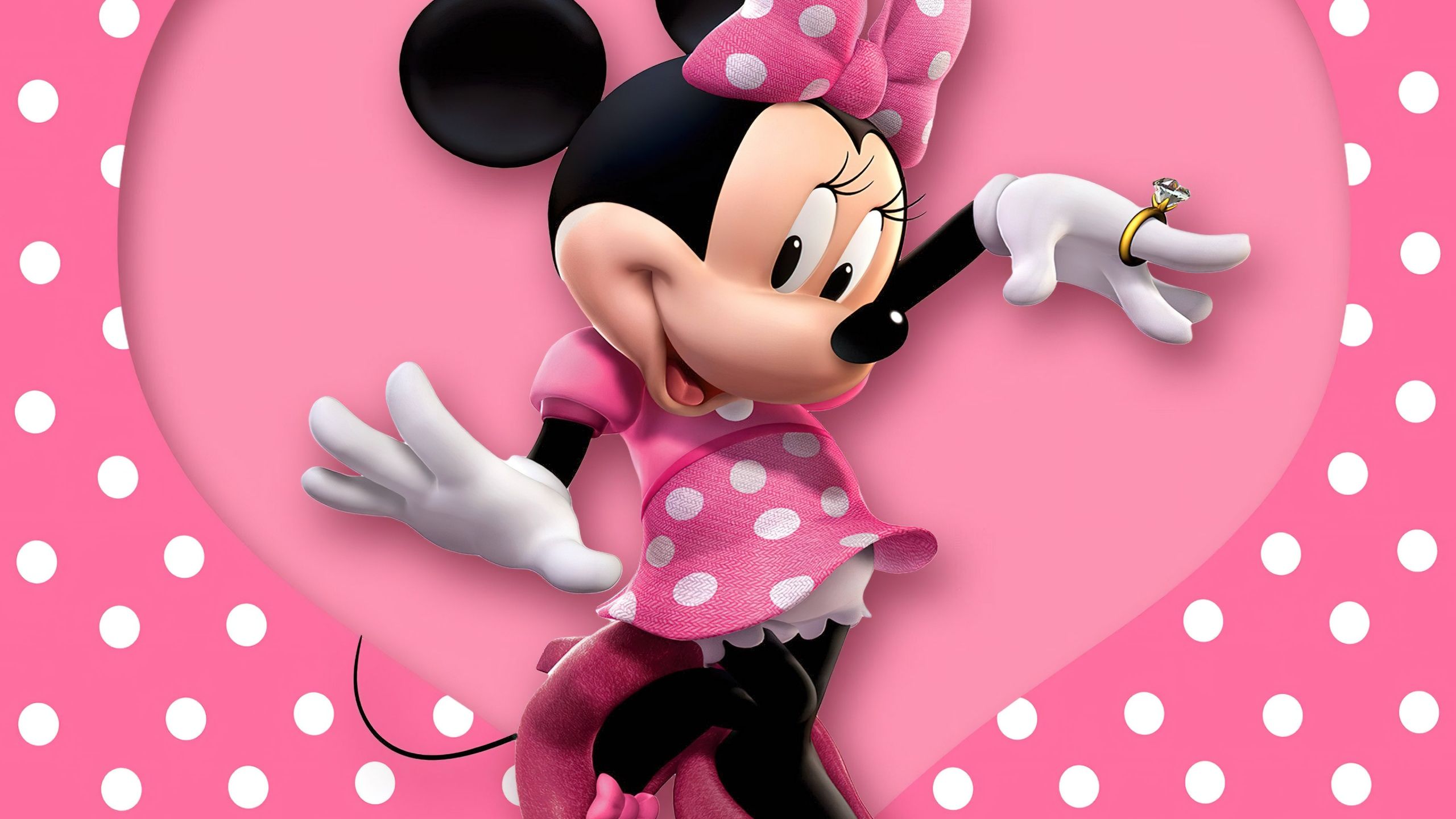 Minnie Mouse Wallpaper 4K, Disney