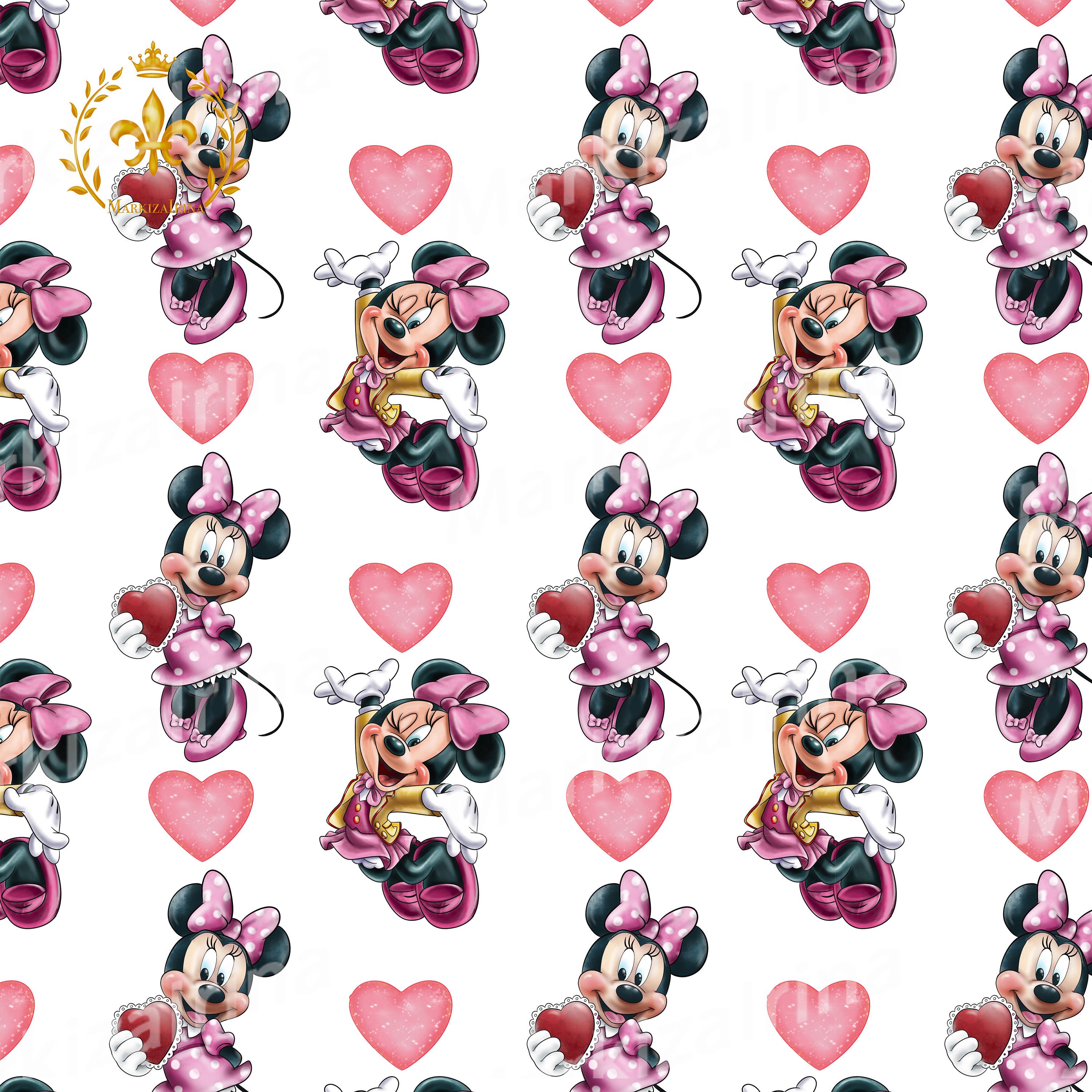 minnie Mouse Seamless File, minnie Mouse