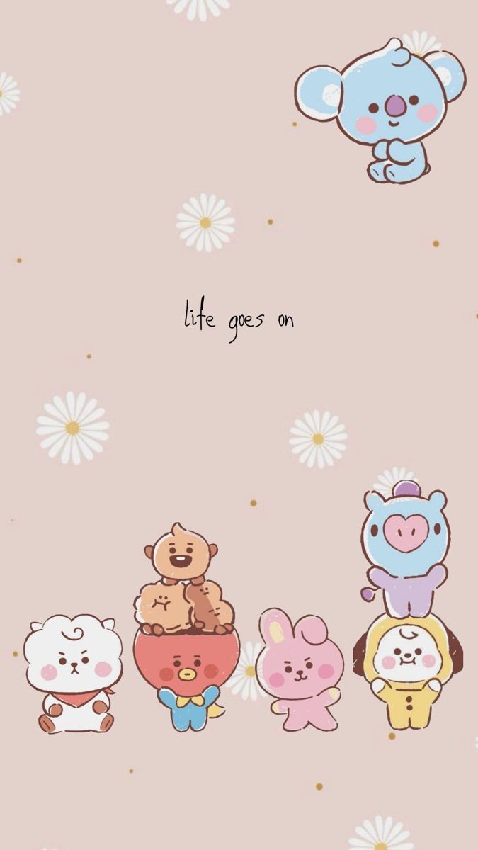 Aesthetic BT21 Wallpaper BTS Wallpaper