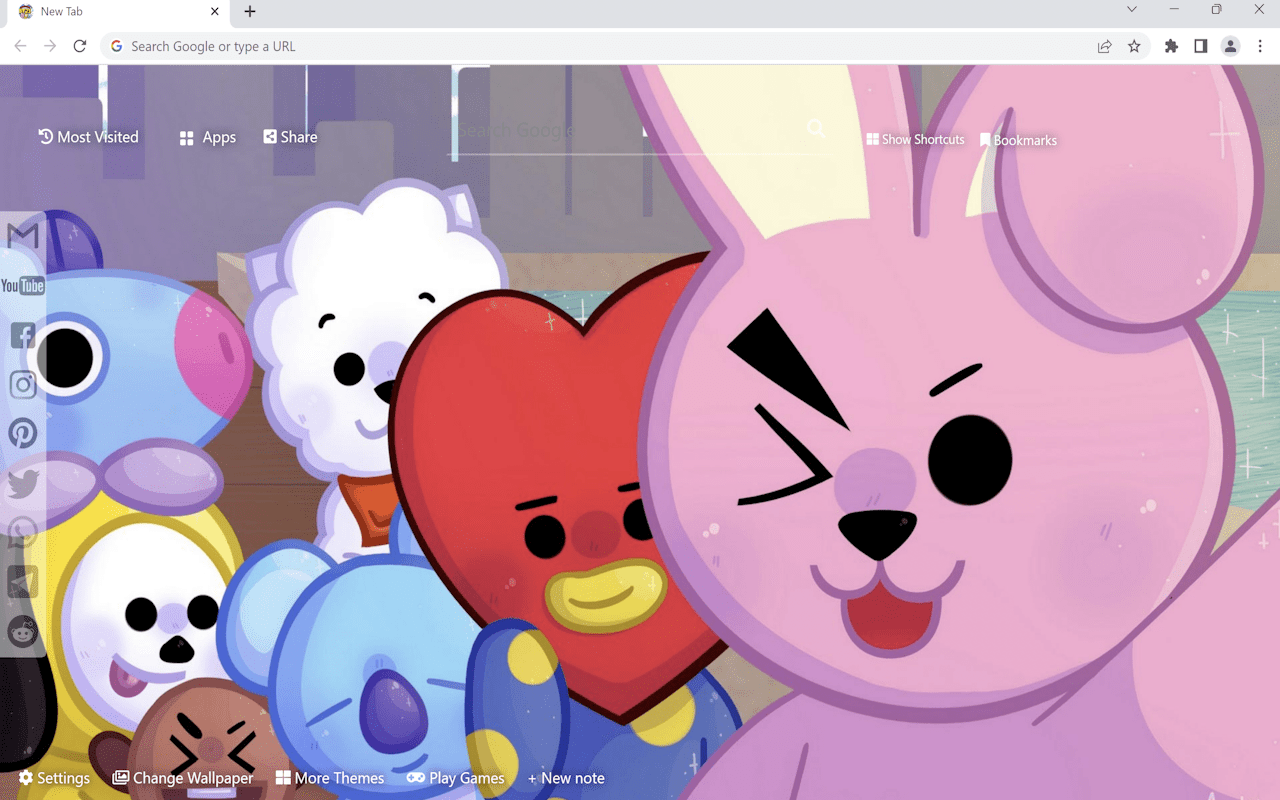 BT21 Wallpaper New Tab Web Store