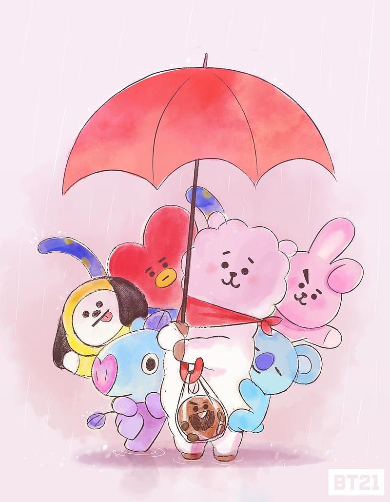 Bt21 bts, HD phone wallpaper