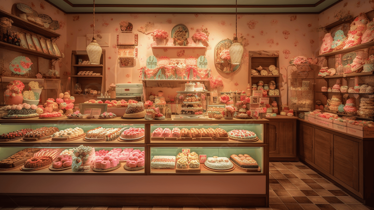 Bakery With Many Canadian Pastries