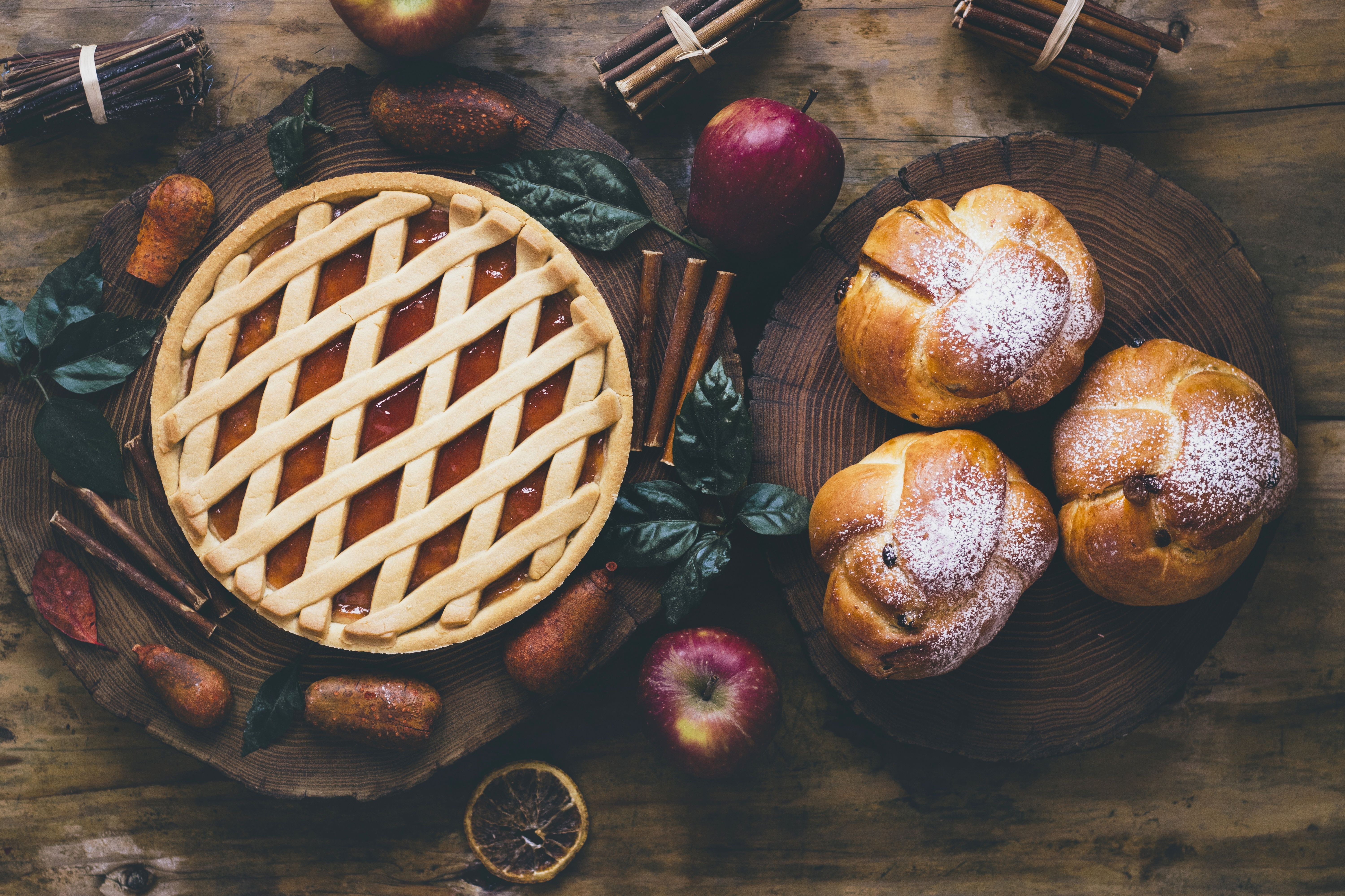 4K Ultra HD Apple Pie Pastry Still Life