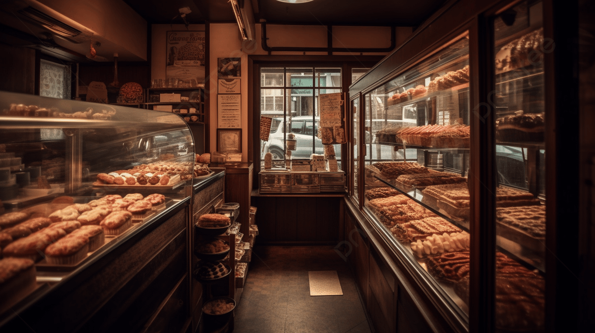 Baked Goods Background, Bakery