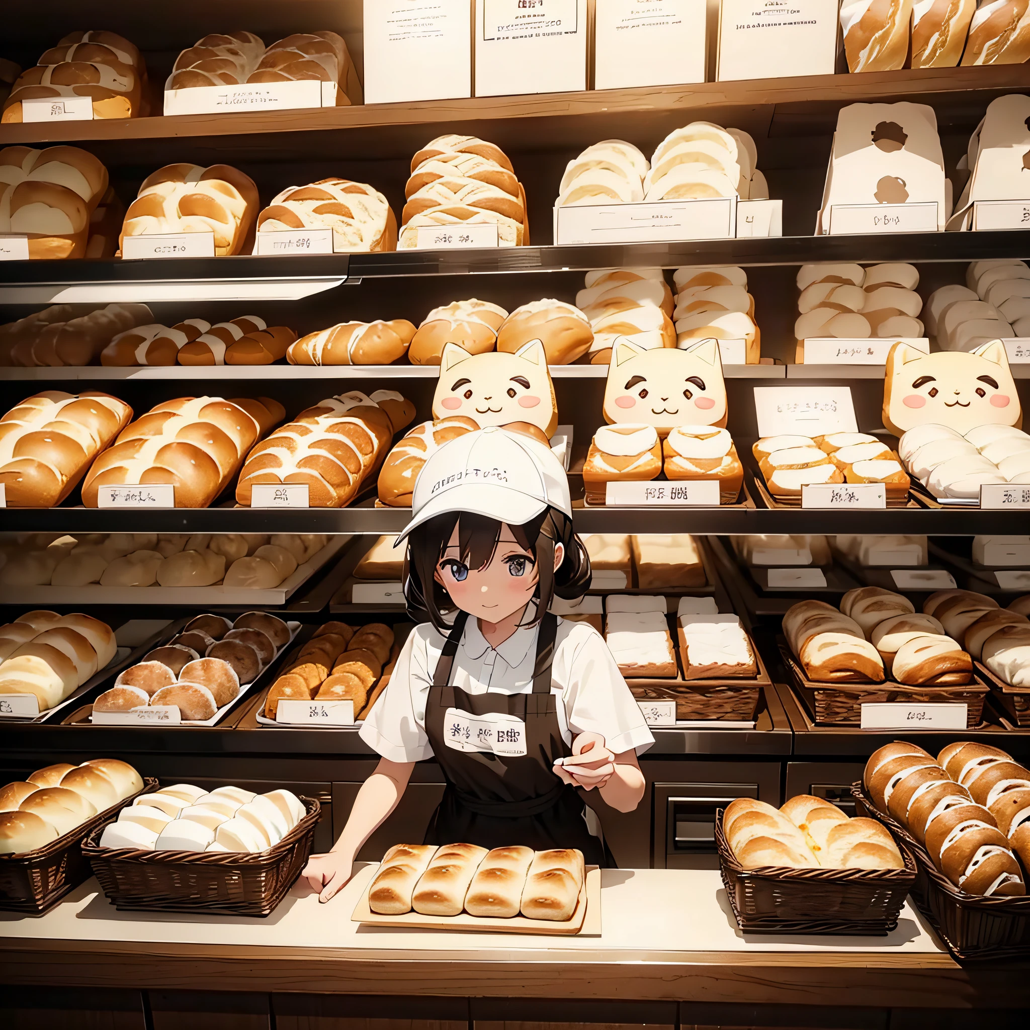 bakery with a variety of breads