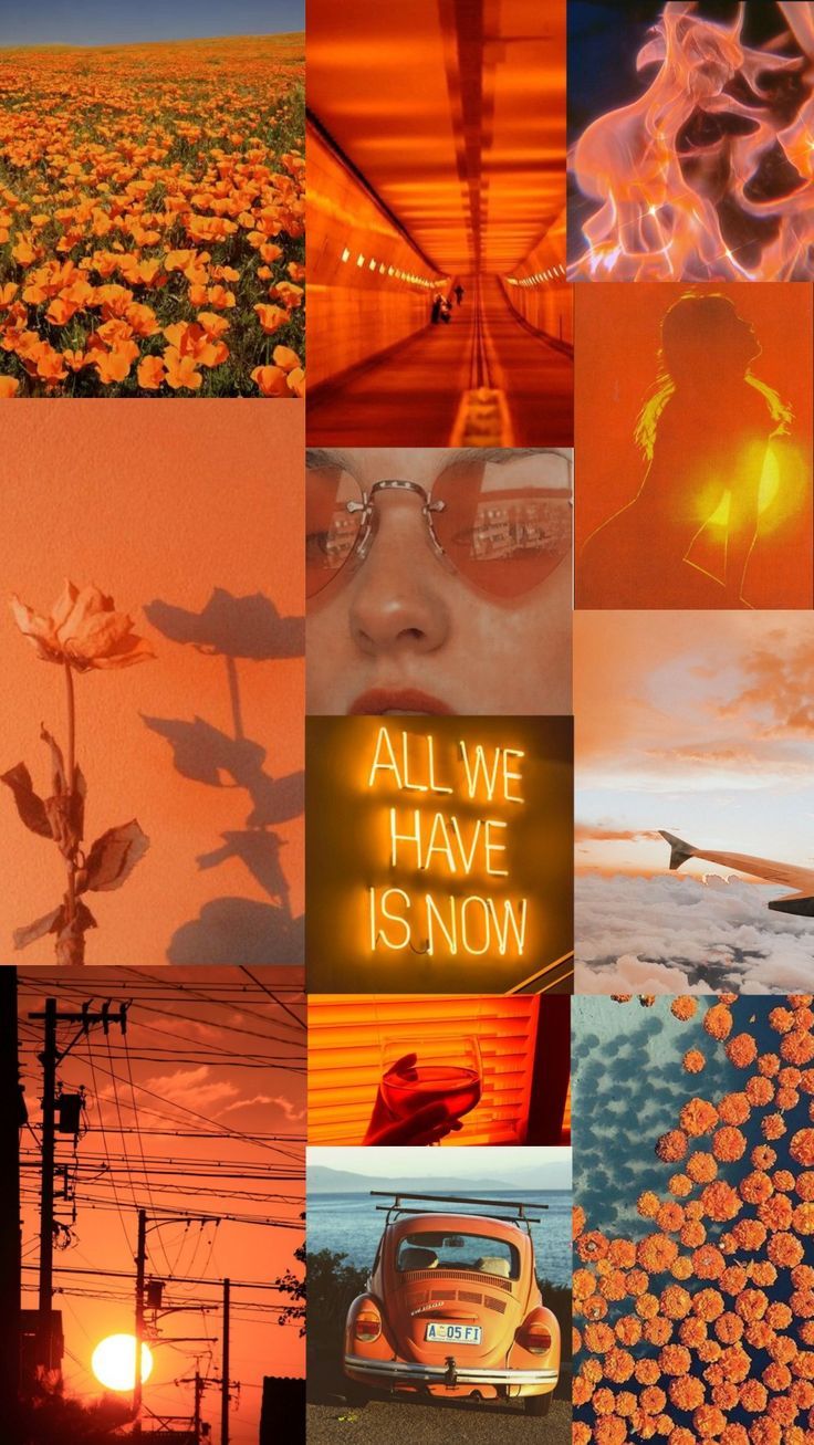 Orange Aesthetic Wallpaper