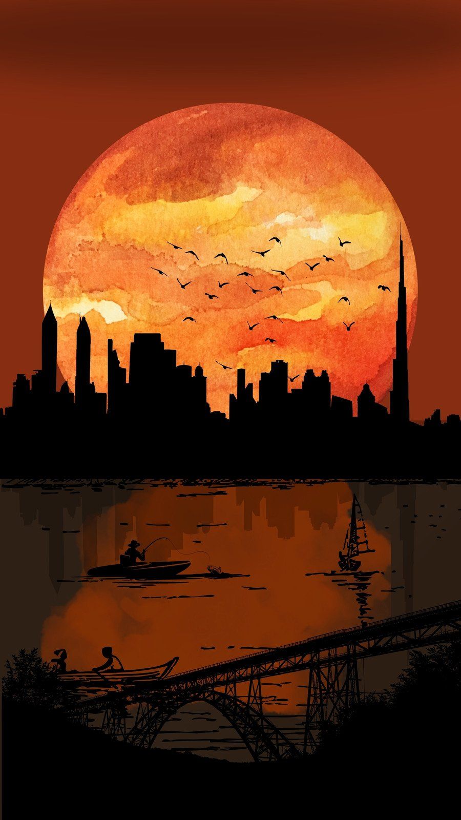 sunset wallpaper