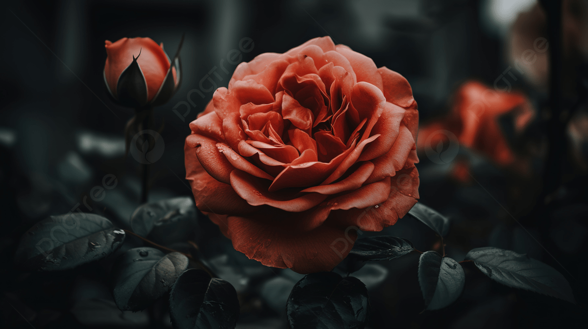 Aesthetic, Rose Flower Background Image