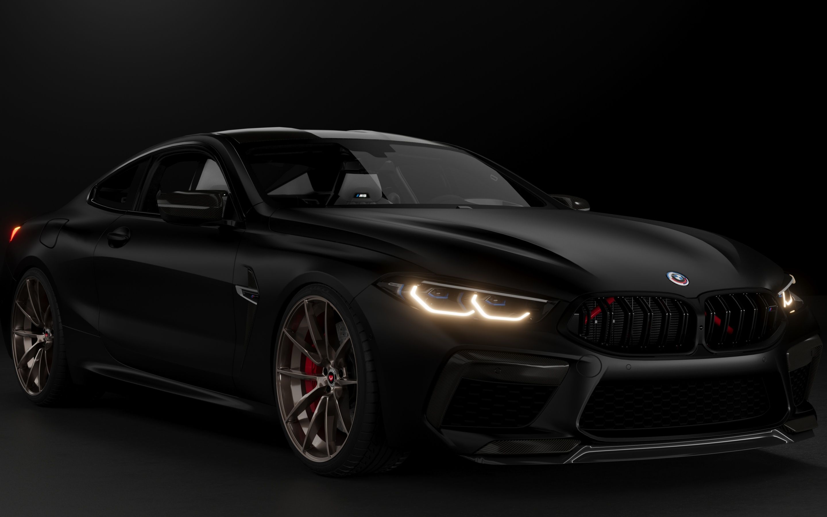 BMW M8 Gran Coupe Wallpaper 4K, Dark