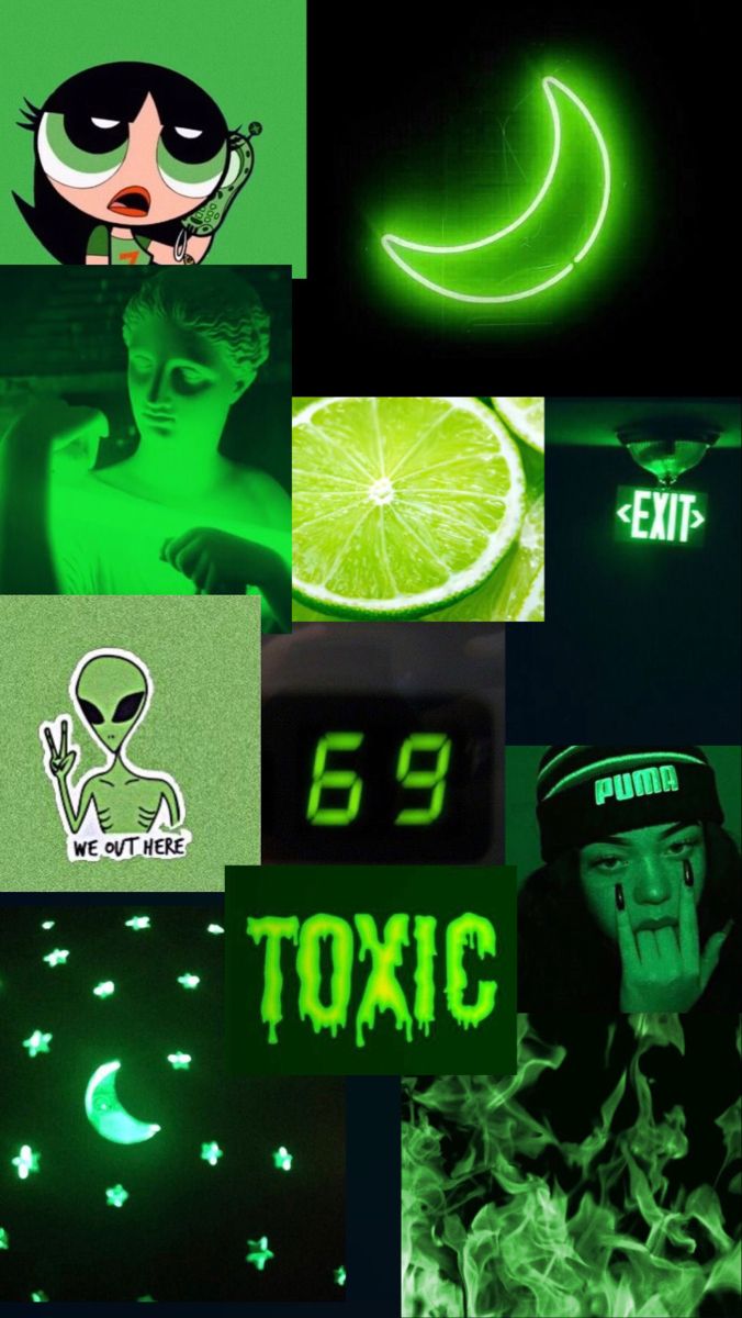 neon green wallpaper