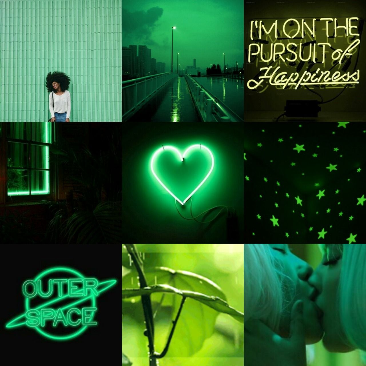 neon green wlw aesthetics